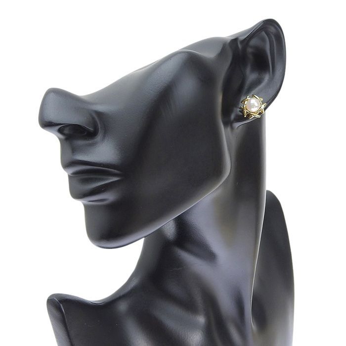 Tiffany & Co Tiffany & Co Design Pearl Earrings 18K Yellow Gold 750 Yellow Gold