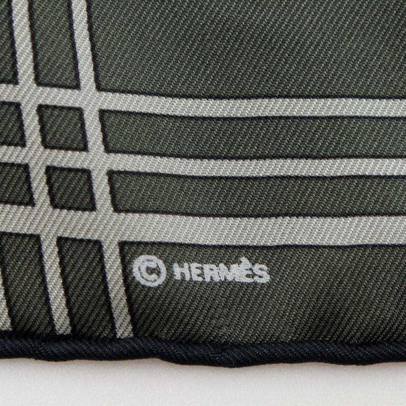 Hermes Carré 45 Petit Carré Constellation Ship Orion Rare Design Silk Women's