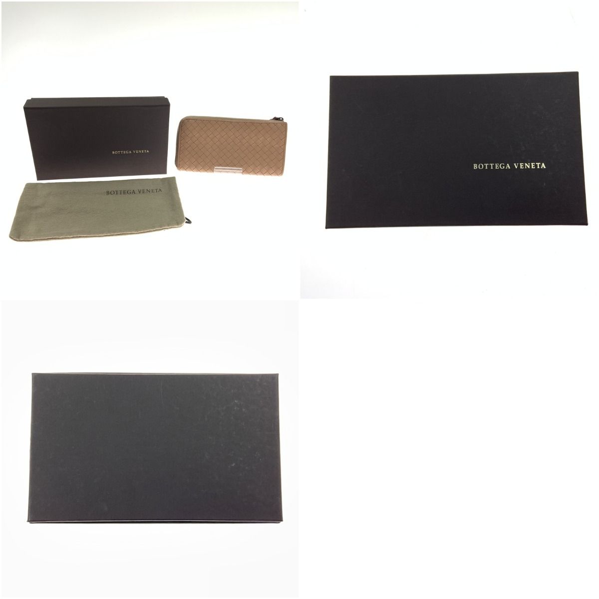 Bottega Veneta Intrecciato Leather Long Wallet Long Wallet Pink