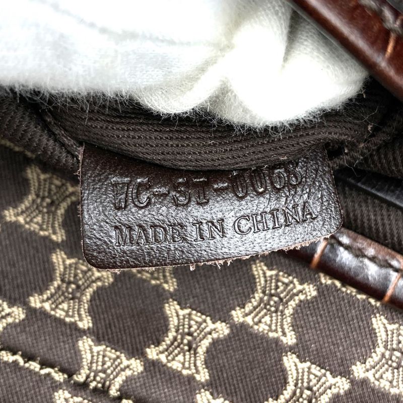 Celine Vc-st-0068 Handbag Shoulder Bag One Shoulder Macadam Tassel Canvas And