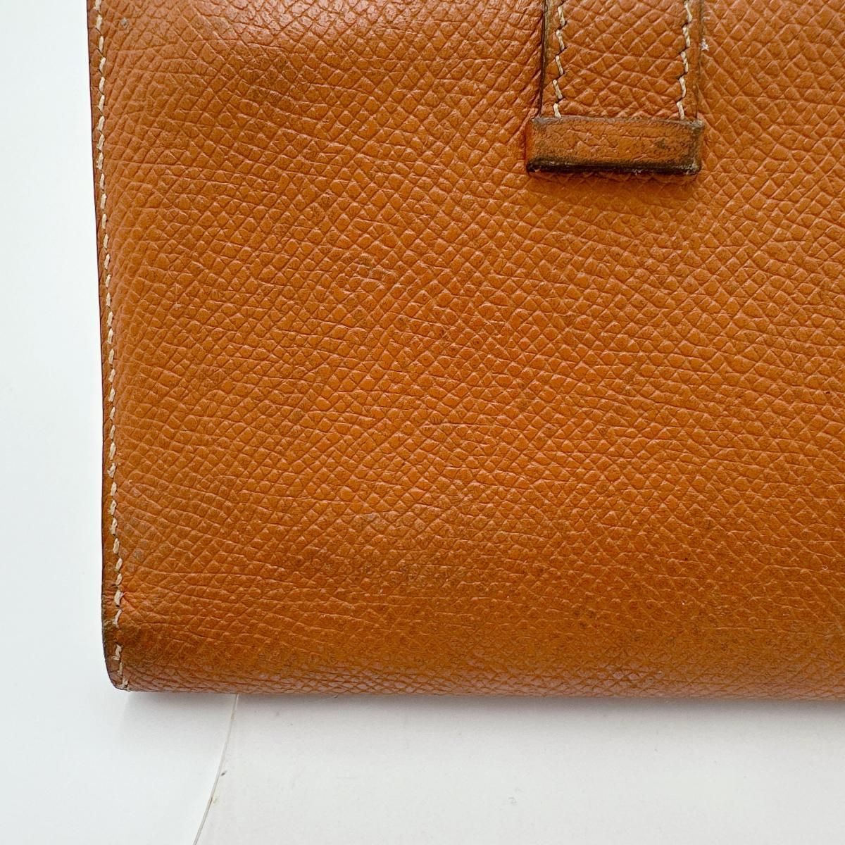 Hermes Bifold Wallet Bearn Compact Brown