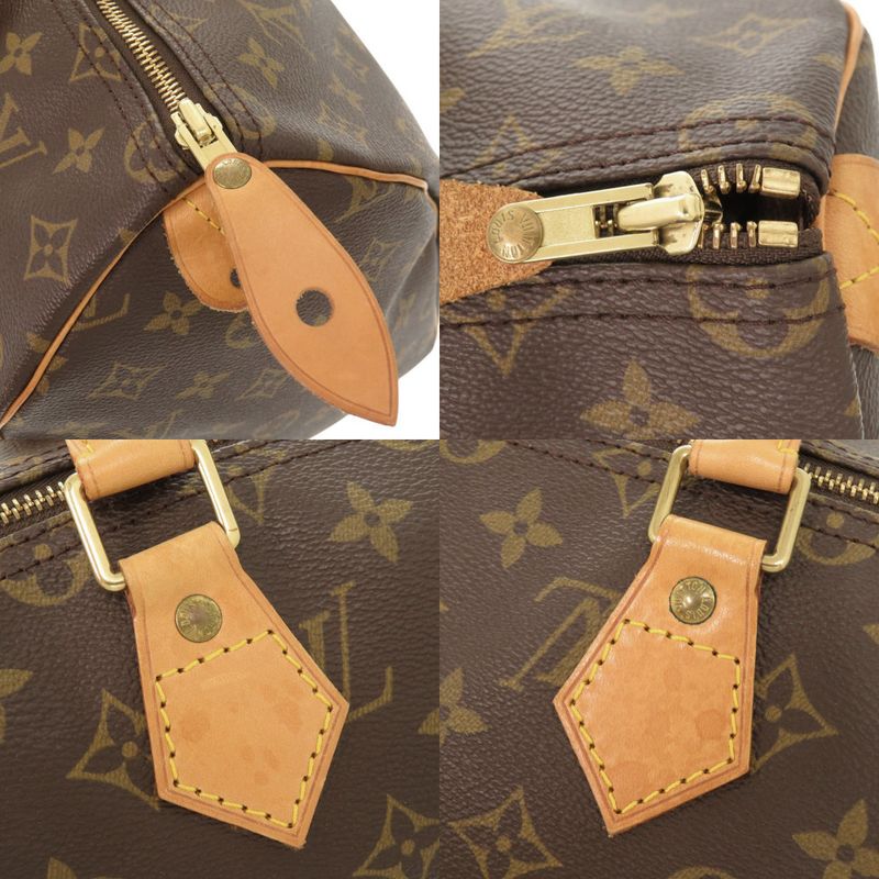 Louis Vuitton Speedy 35 Monogram M41524 Brown Handbag LV 1205 Louis Vuitton