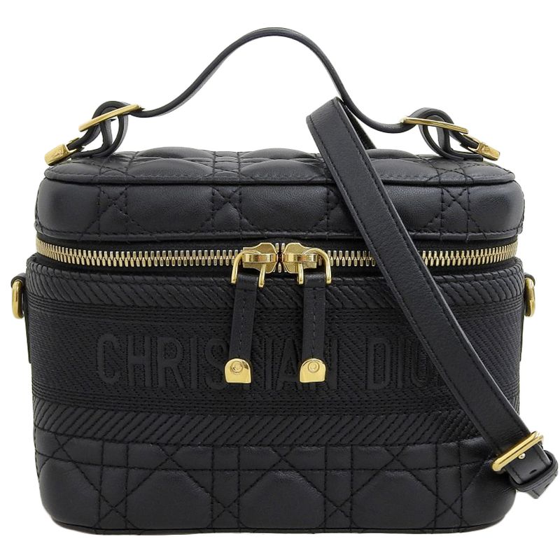 Dior Cannage Small Vanity Shoulder Bag
