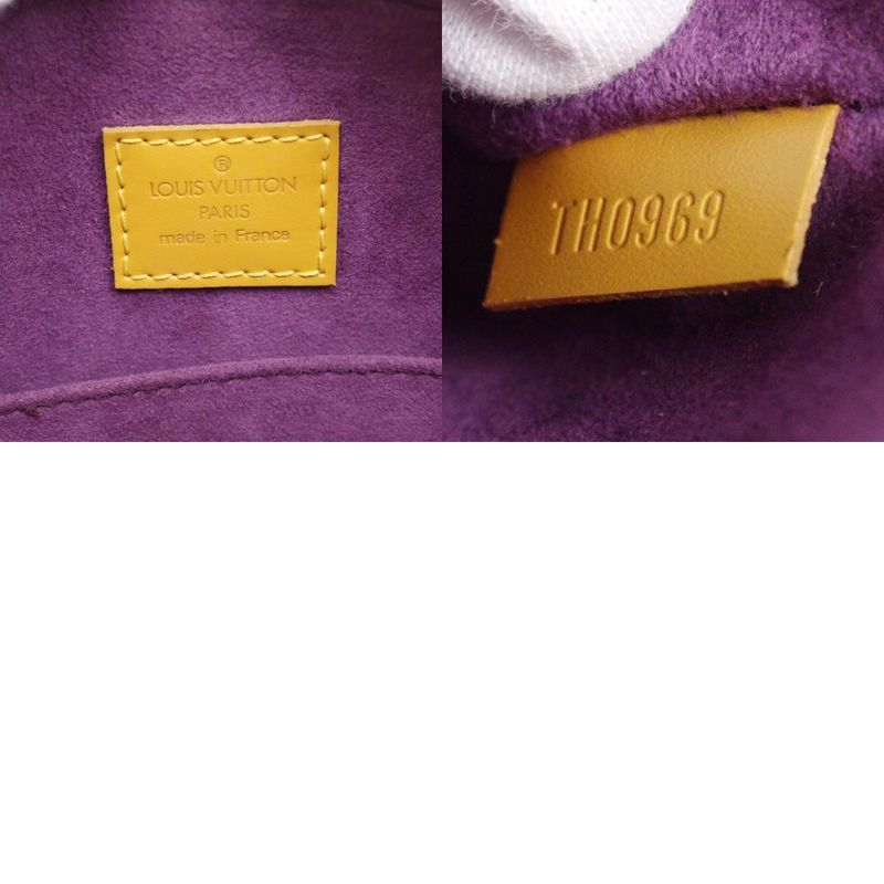 Louis Vuitton Jasmine M52089 Epi Leather Tassili Yellow Th0969 Ladies Handbag