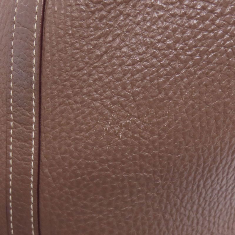 Hermes Picotin Lock PM Etape Silver Hardware Handbag Taurillon Women