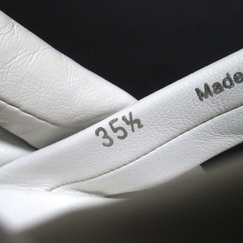 Prada Padded Nappa Leather Suring Back Sandals Size 35.5 Equivalent to 22.5cm