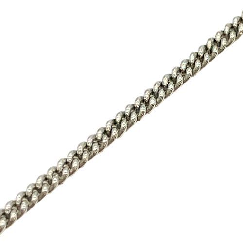 Christian DIOR Necklace Trotter Logo Silver