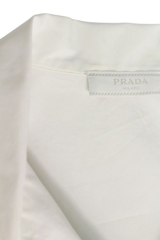 Prada Ucs418 Triangle Logo Patch Short Sleeve Shirt Men's S