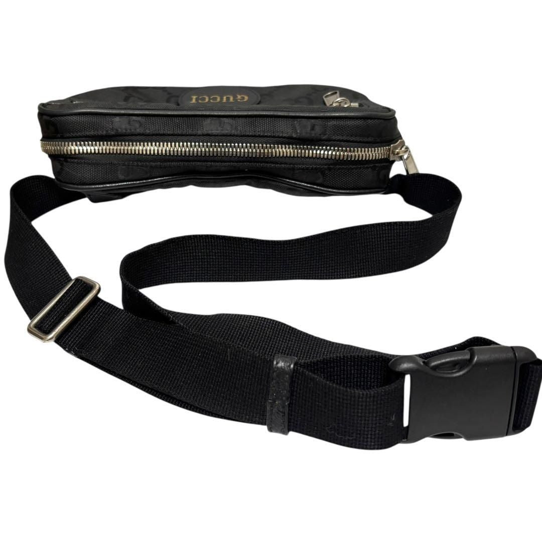 Gucci GG Supreme Off The Grid Waist Bag Belt Bag Pouch Mens Black