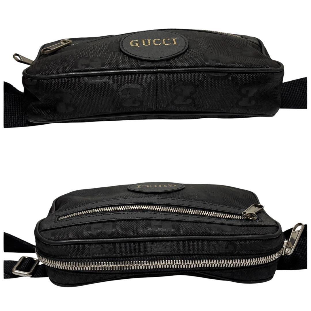 Gucci GG Supreme Off The Grid Waist Bag Belt Bag Pouch Mens Black