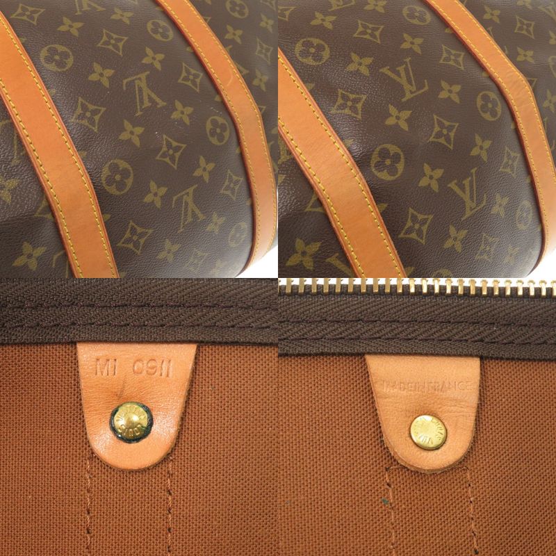 Louis Vuitton Keepall 55 Monogram M41424 Monogram Canvas Brown Boston Bag LV