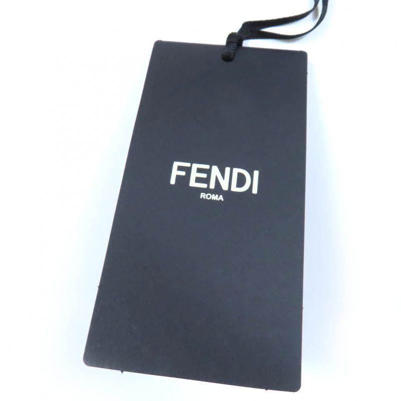 Fendi 2023 Fzq689 Logo-striped Knit Long Skirt Pink 40 Genuine
