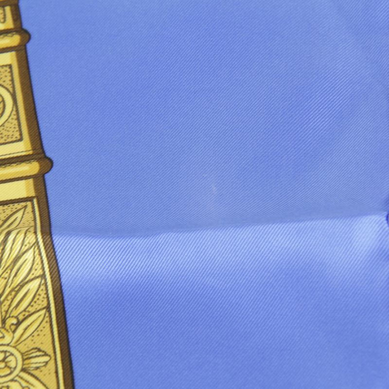 Hermes Grand Uniforme Carré 90 Scarf Silk Ladies Multicolor High Brand Luxury