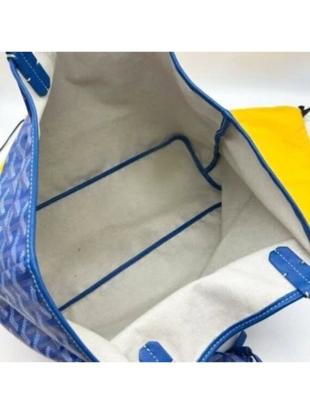 Goyard Saint Louis PM Blue Shoulder Tote Bag & Pouch