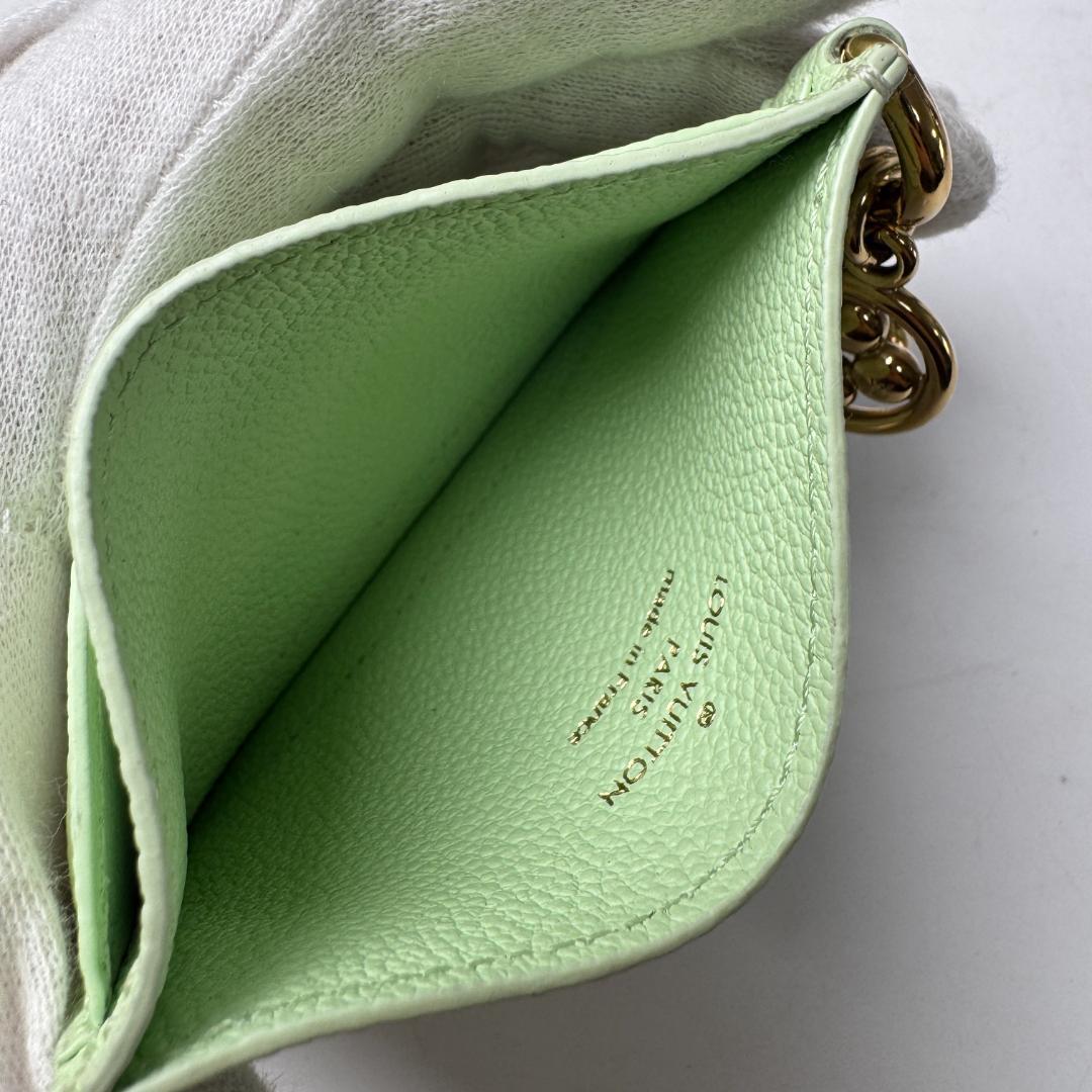 Louis Vuitton Monogram Empreinte Card Holder LV Charm — view 8
