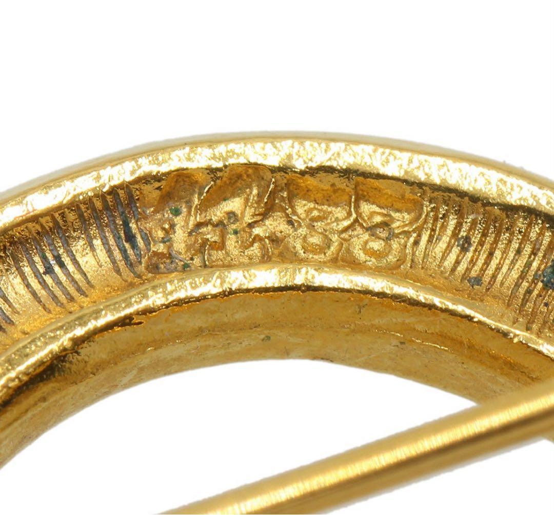 Chanel Logo Plate Tag Motif Brooch