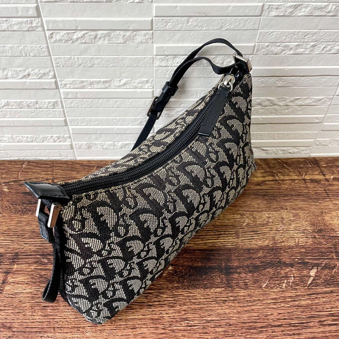 Dior Trotter Canvas Shoulder Bag Pouch — view 8