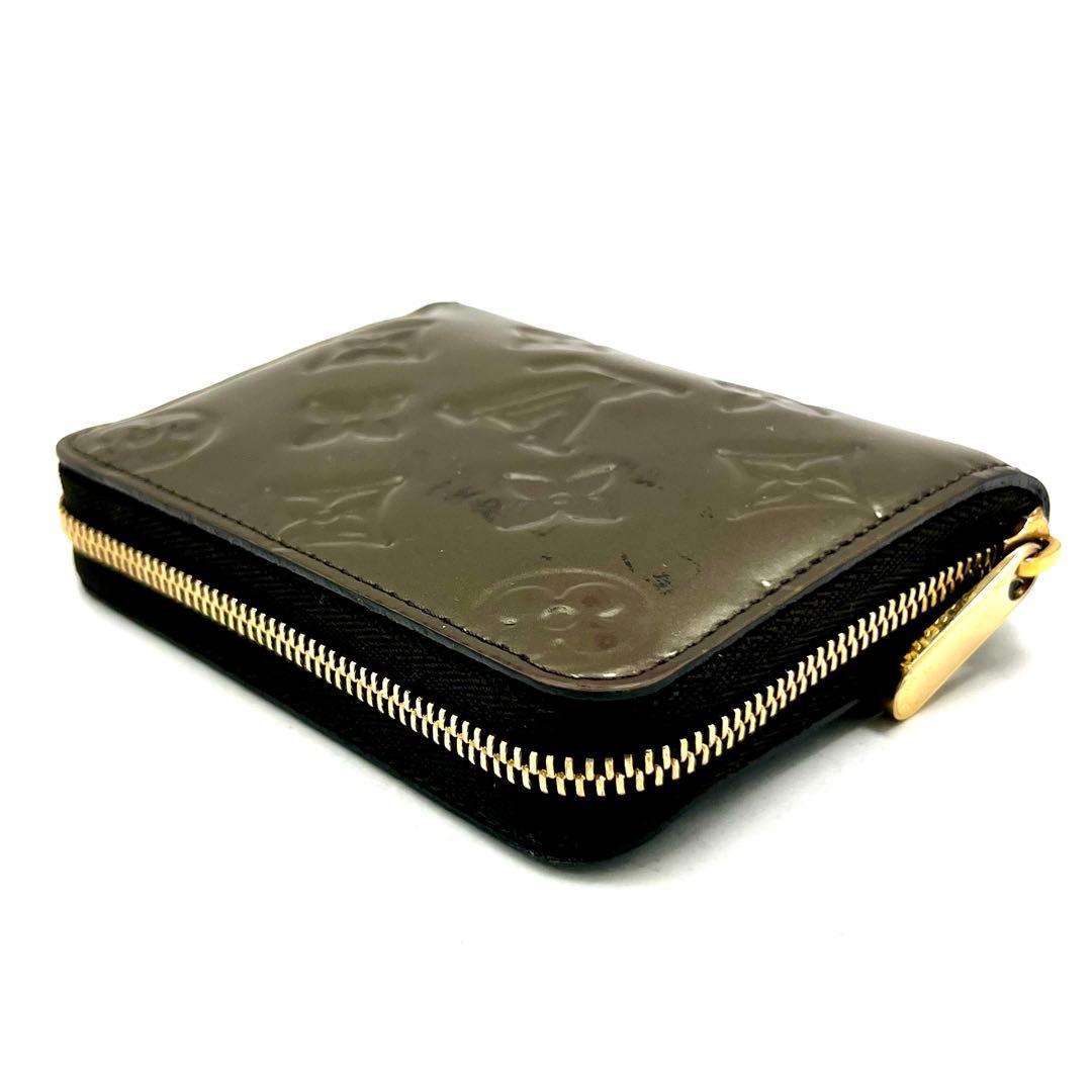 Louis Vuitton Limited Vernis Zippy Coin Purse Vert Blanc — view 8