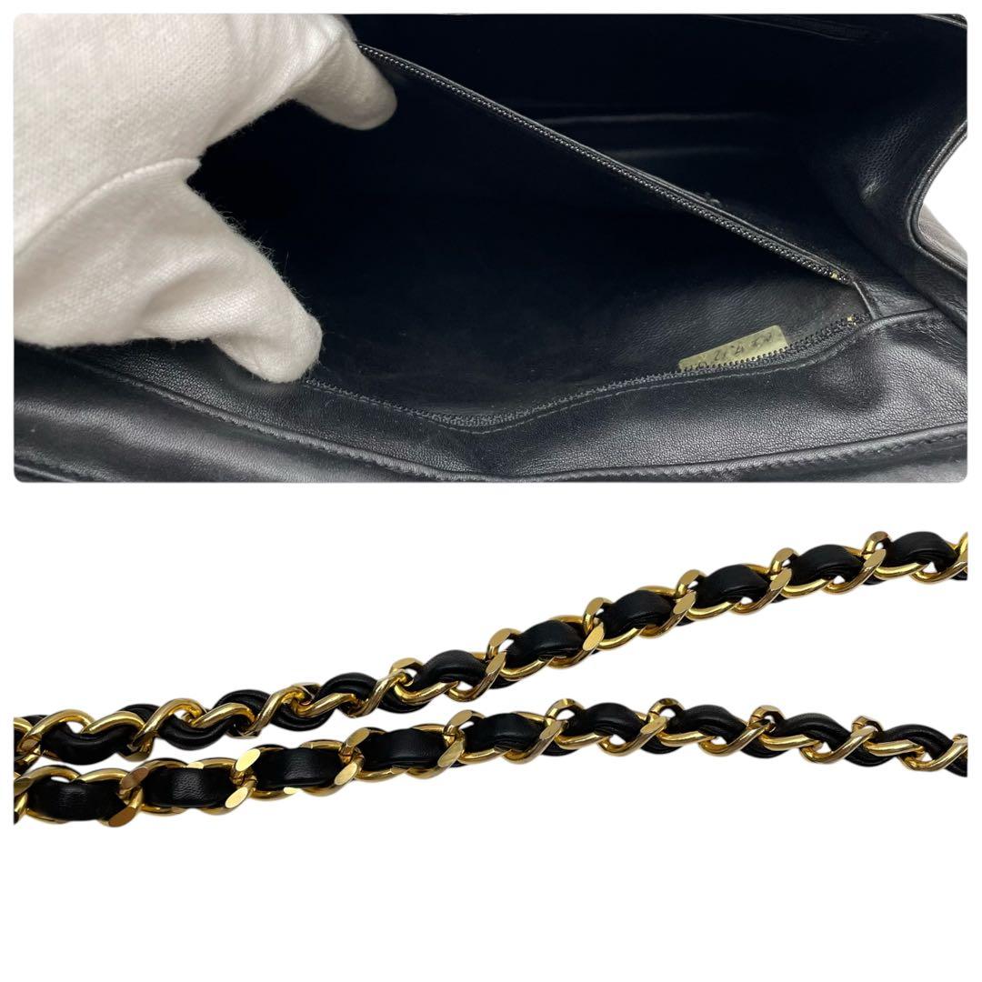 Chanel Quilted Lambskin Circle Logo Chain Shoulder Bag — view 8