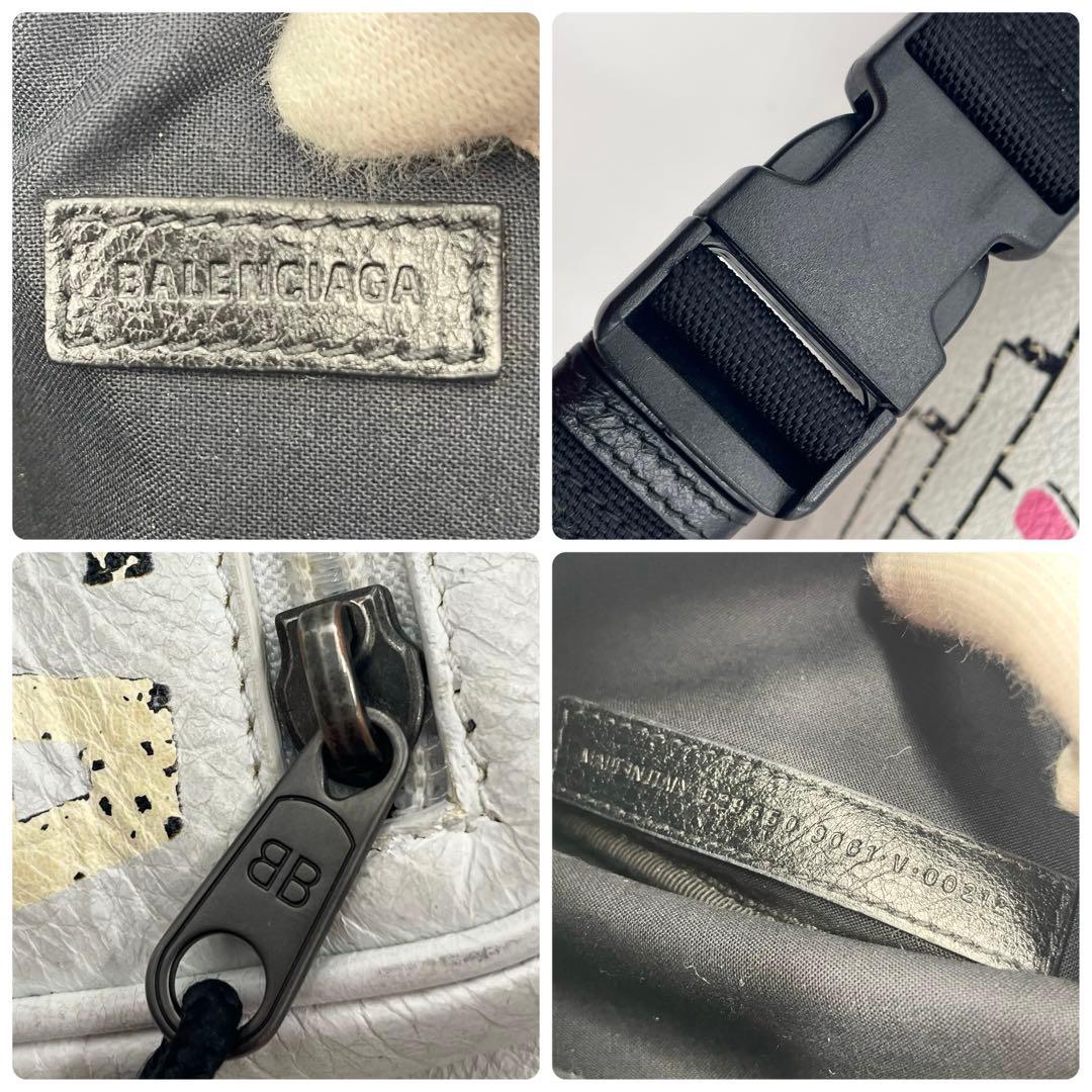 Balenciaga Graffiti RUE DE Sèvres Belt Bag Crossbody Mens Business