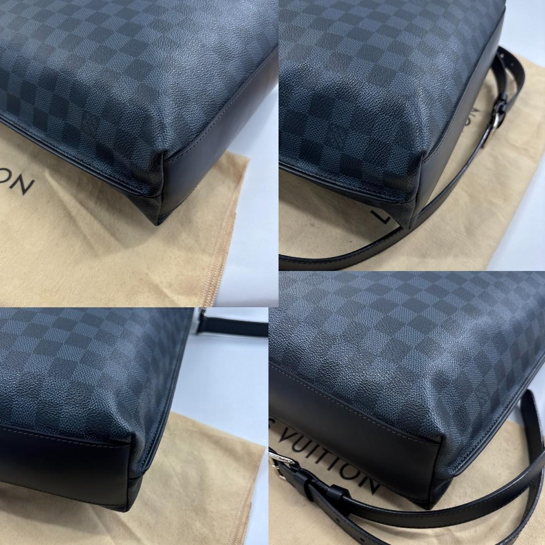 Louis Vuitton Damier Cobalt Cabas Jules Tote Black — view 8