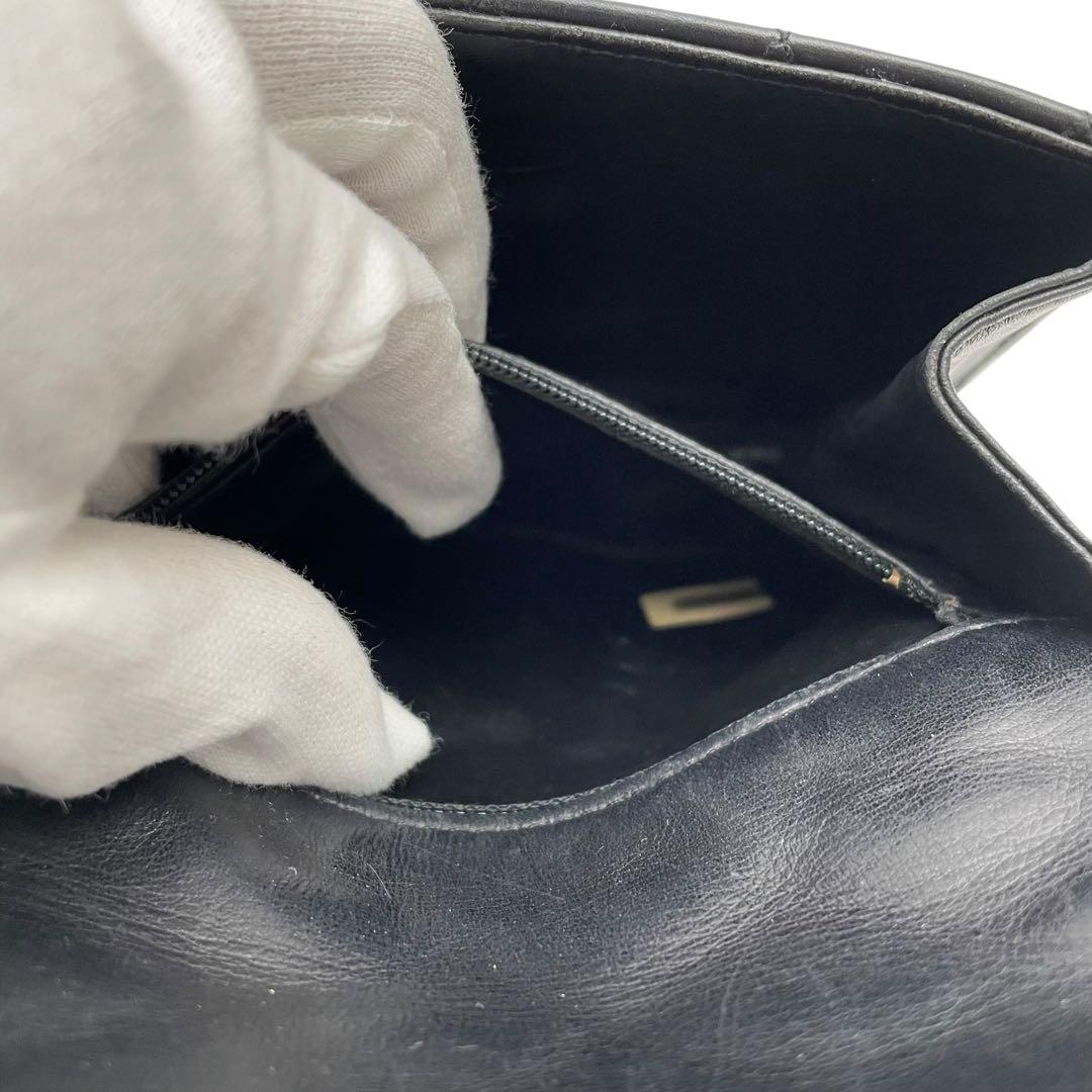 Chanel Quilted Lambskin Waist Belt Bag CC Logo Black — view 9