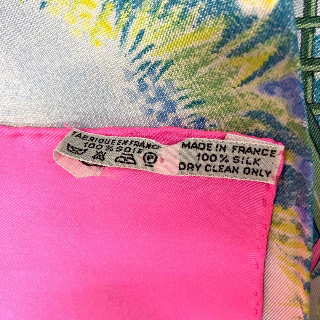 Hermes Carre 90 Monet's Garden Scarf L_080