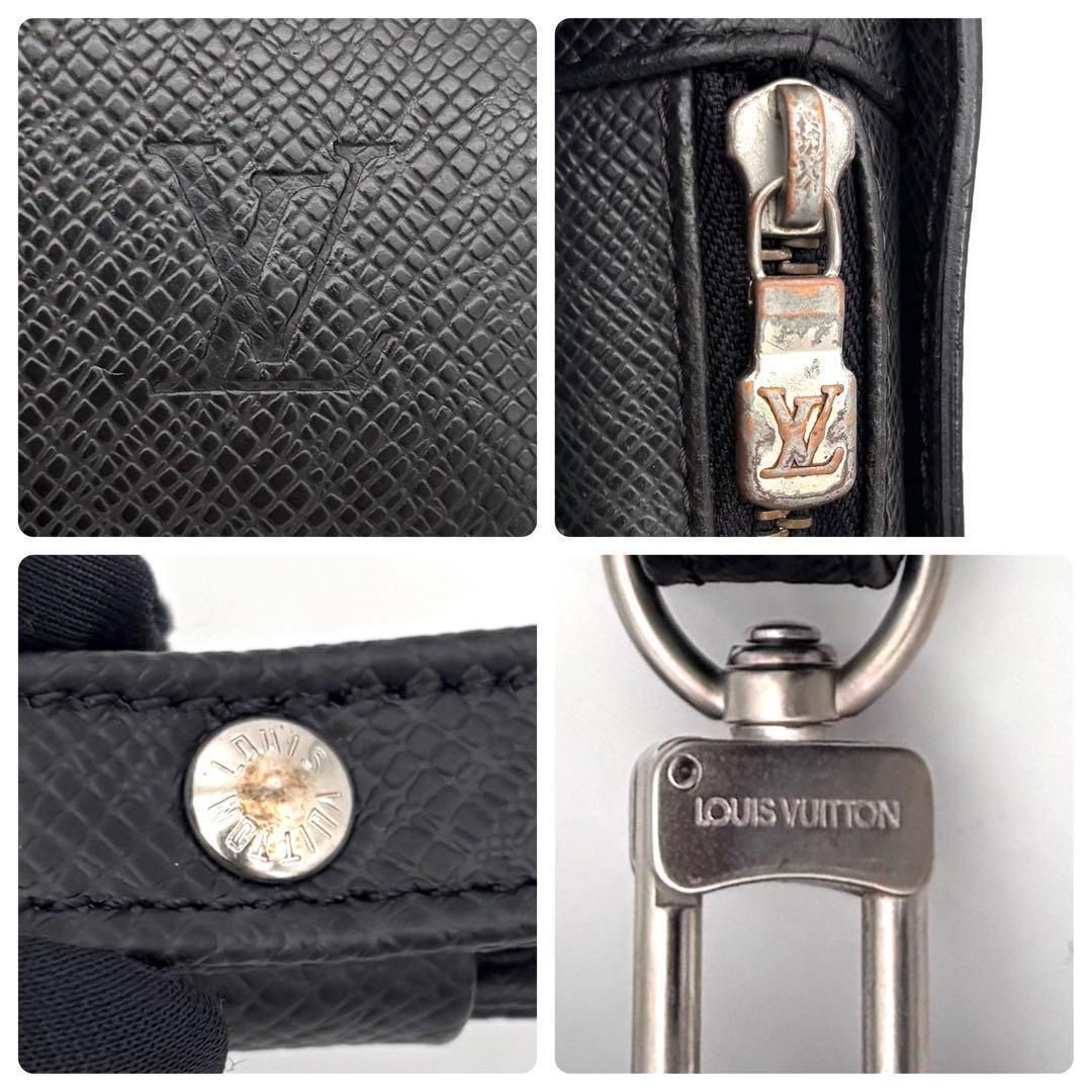 Louis Vuitton Taiga Baikal Clutch Ardoise — view 8
