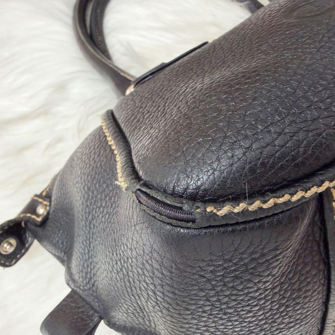 Chanel Leather Mini Boston Bag — view 9