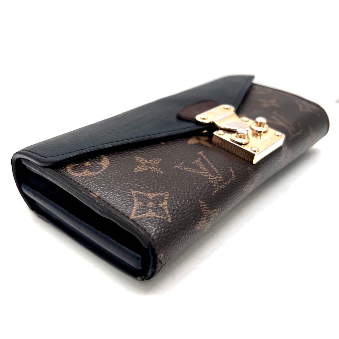 Louis Vuitton Monogram Portefeuille Pallas Noir Wallet — view 8
