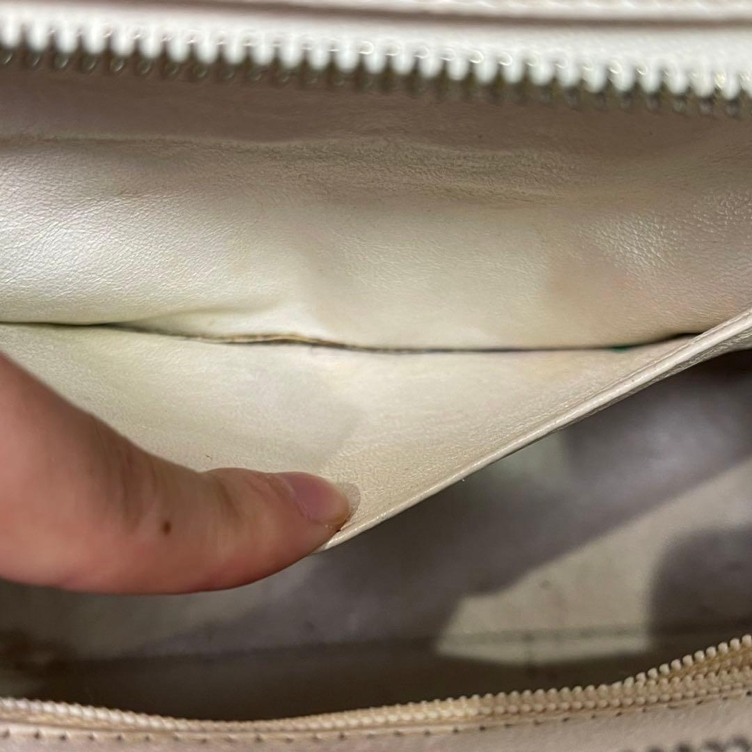 Chanel Caviar Leather Quilted CC Logo Shoulder Bag — view 9