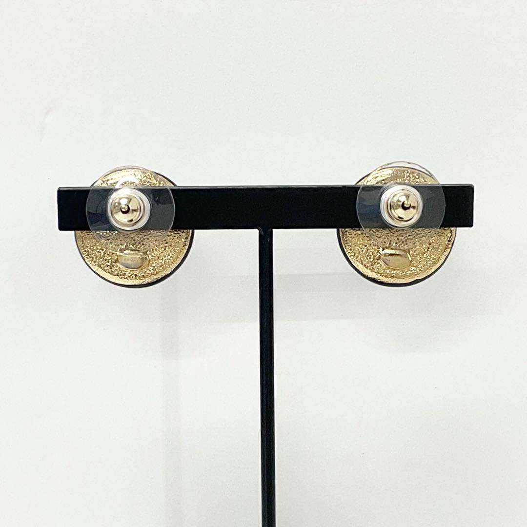 Chanel Earrings Cocomark Circle Gold