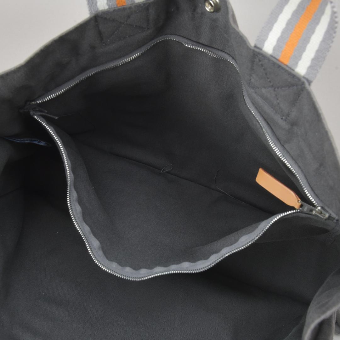 Hermes Limited Fourre Tout MM Tote Bag Canvas Gray — view 8
