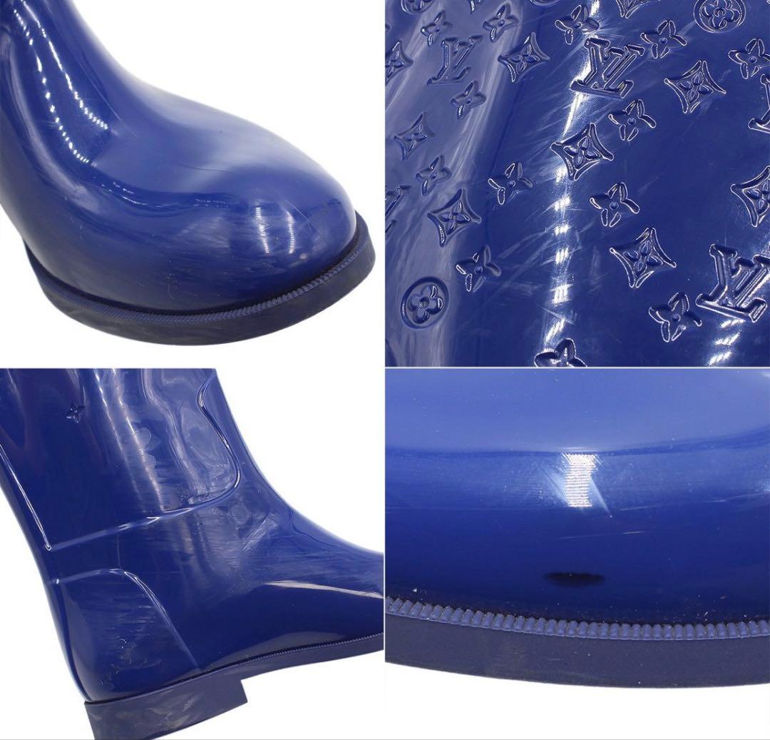 Louis Vuitton Drops Line Rubber Long Rain Boots — view 9