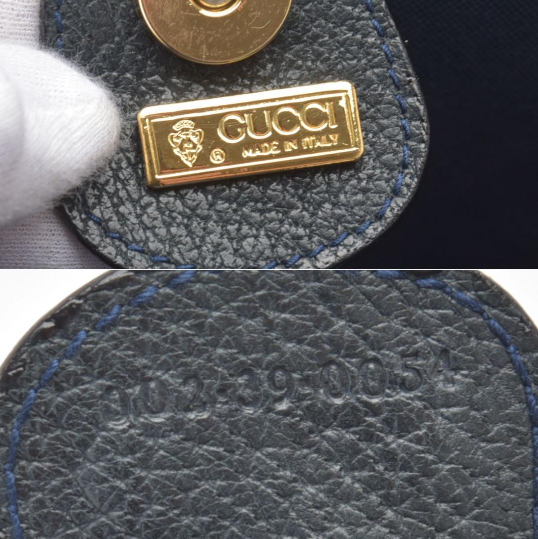 ◇guccigg Supreme Tote Bag Sherry Line Navy