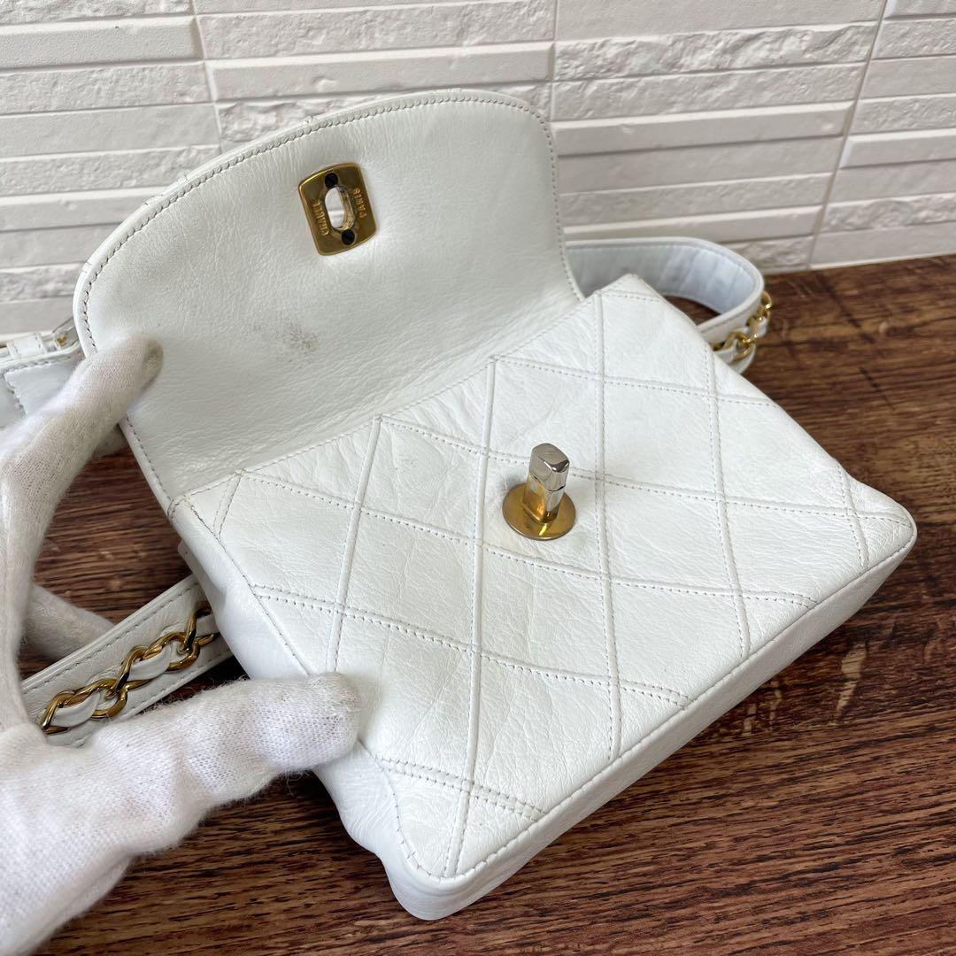 Chanel Bicolor Quilted Lambskin Waist Belt Bag — view 8