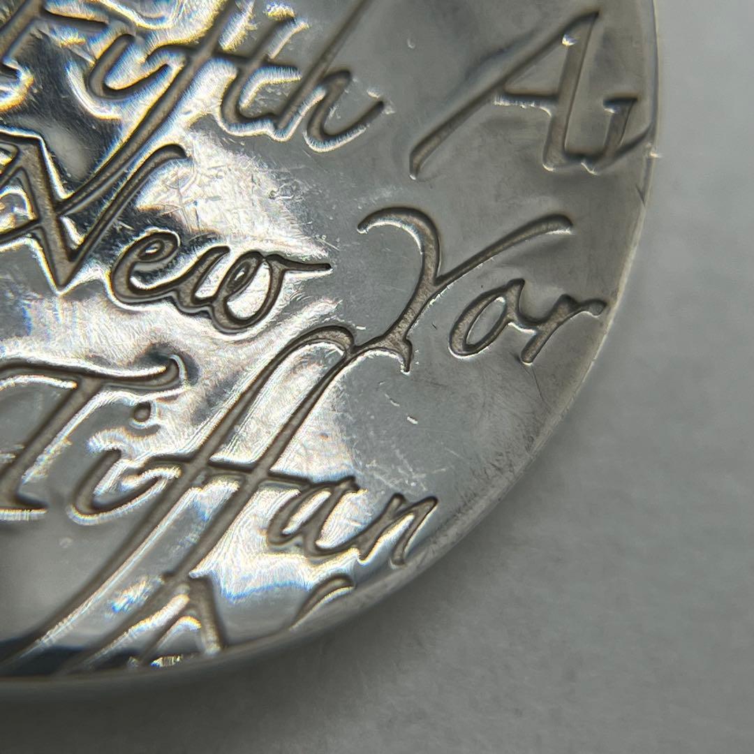 Tiffany & Co Notes Round Tag Necklace Top