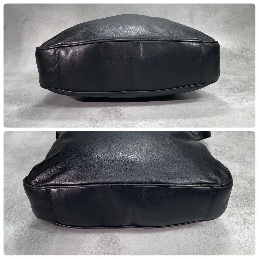 Gucci Shoulder Bag 2-Way Bamboo Black Leather — view 8
