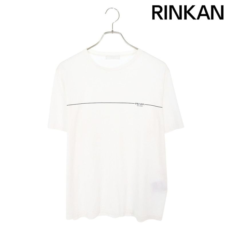 Prada Ujn656 Logo Print T-shirt Men's L