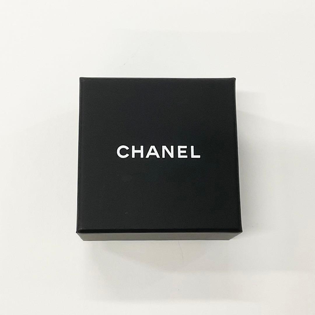 Chanel Earrings Coco Mark Rhinestone Gold