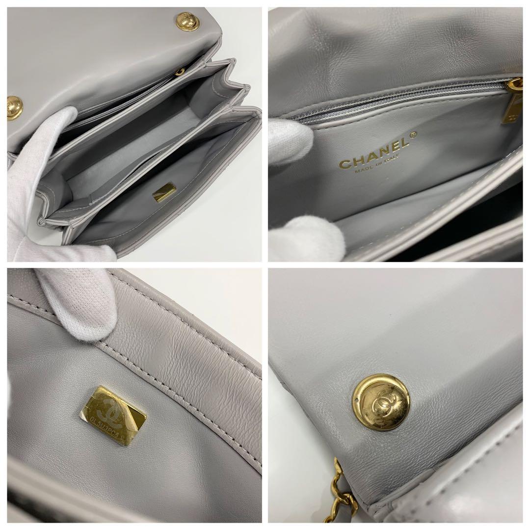 Chanel Chanel Mini Quilted Lambskin Turnlock Shoulder Bag