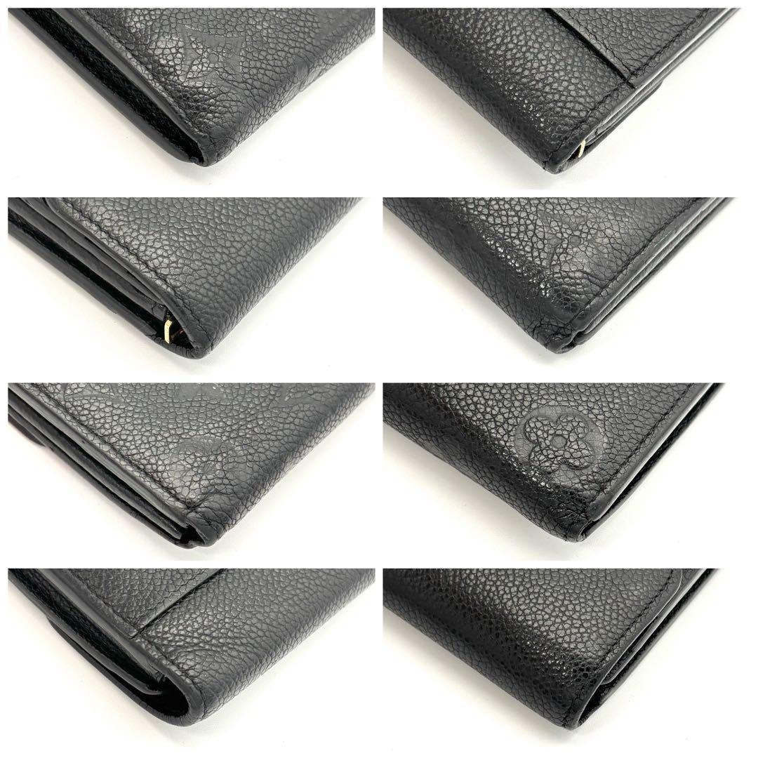 Louis Vuitton Portefeuille Sarah Monogram Empreinte Black Wallet — view 9