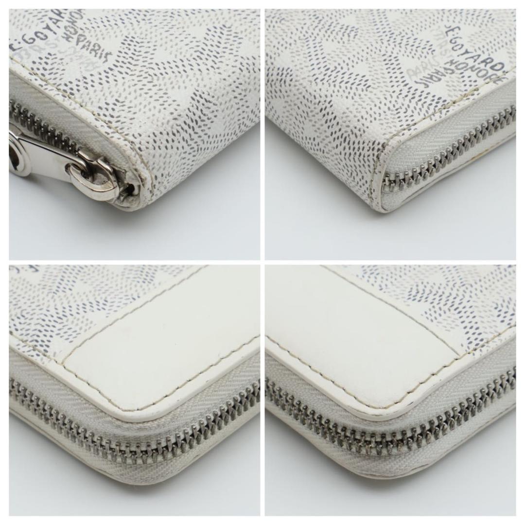 Goyard Matignon GM Wallet Herringbone White — view 9