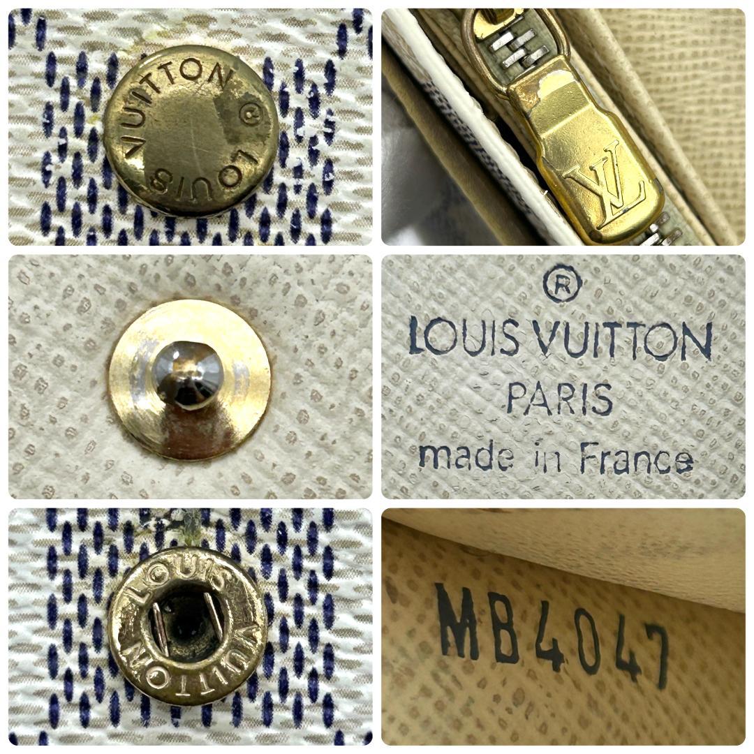 Louis Vuitton Damier Azur Portefeuille Sarah Wallet