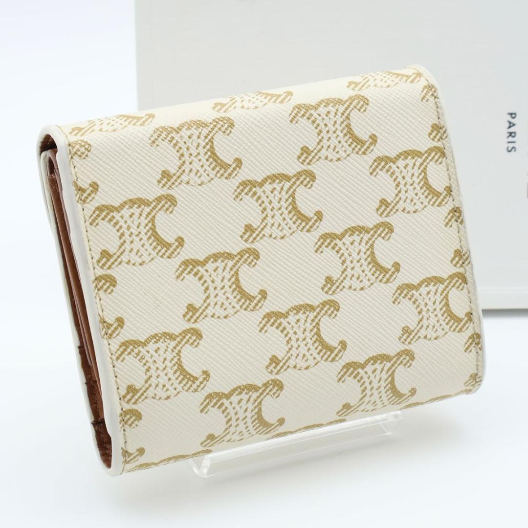 Celine Smallflap Wallet Tri Foldwallet Triomphe — view 9
