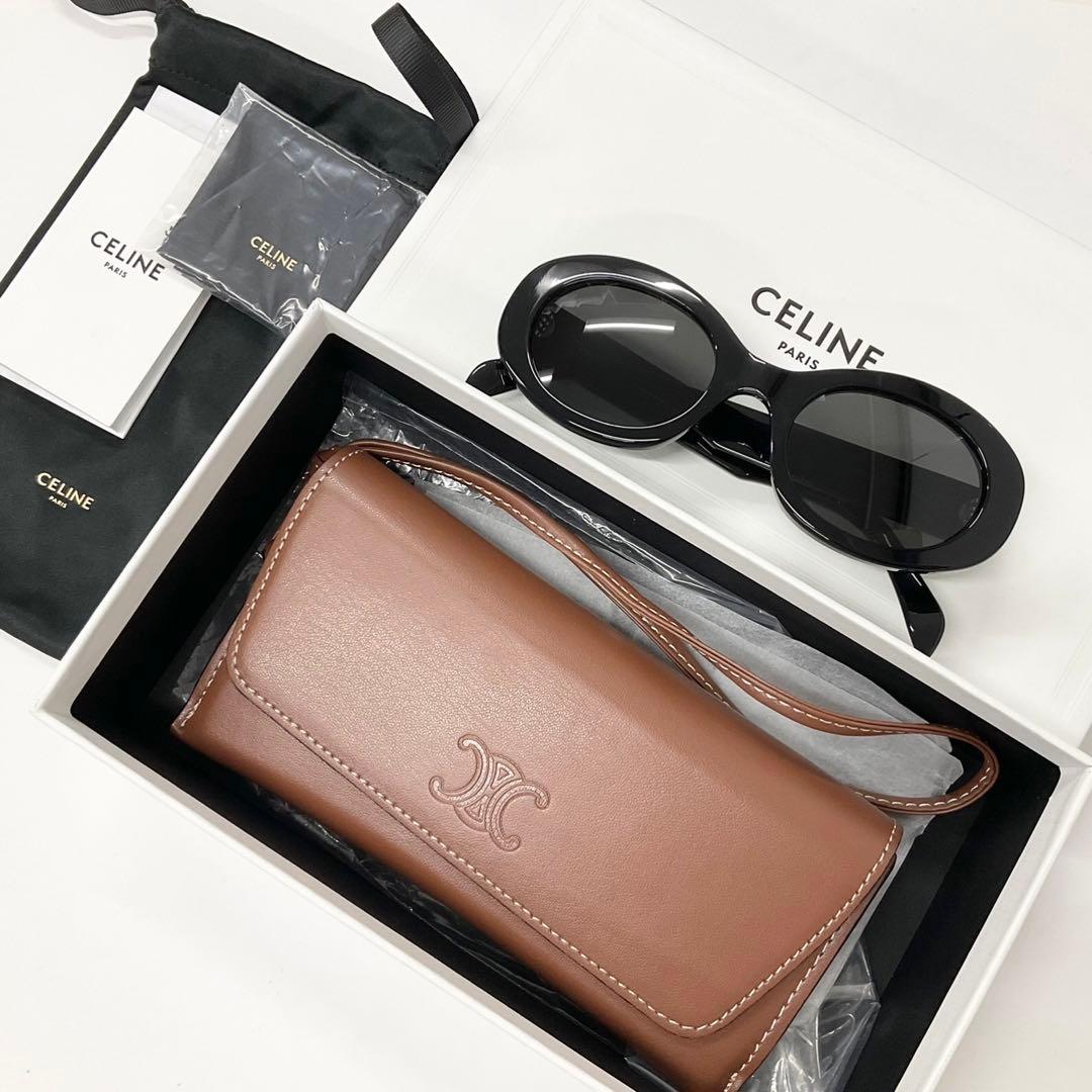 Celine Sunglasses Triomphe Eyewear Black — view 8