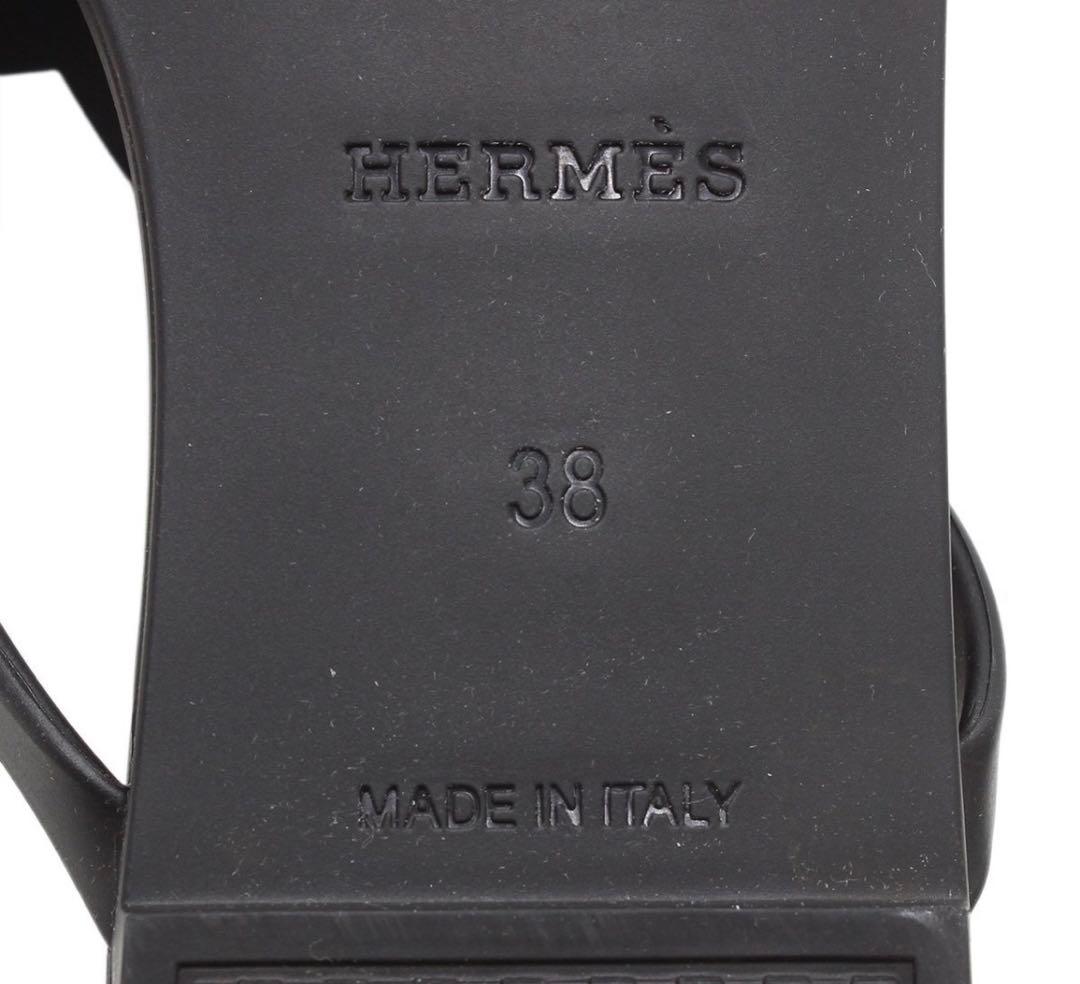 Unused Hermes Egeri Thong Anchor Chain Flat Sandals