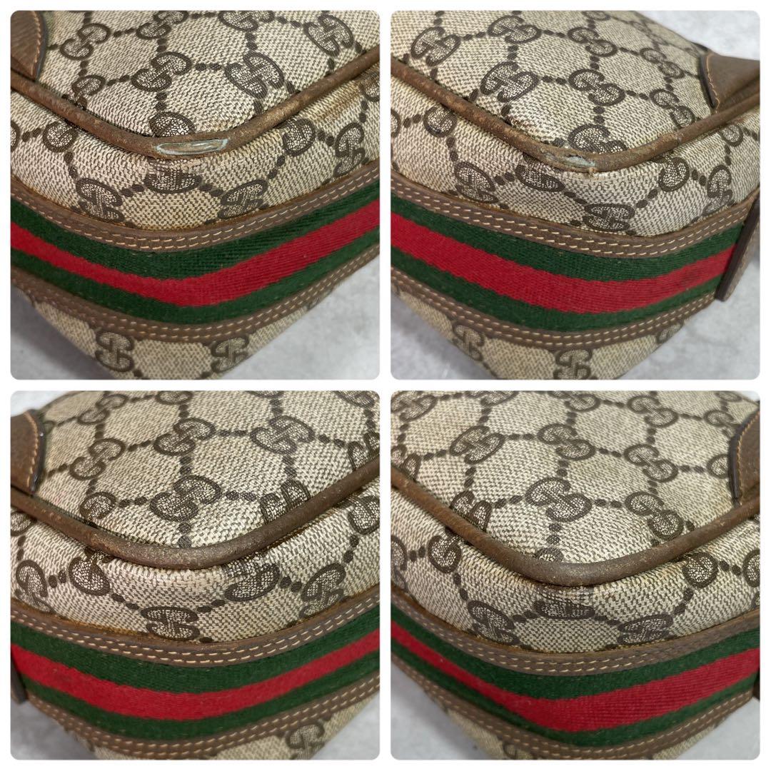 Gucci GG Sherry Line Shoulder Bag Brown Logo — view 8