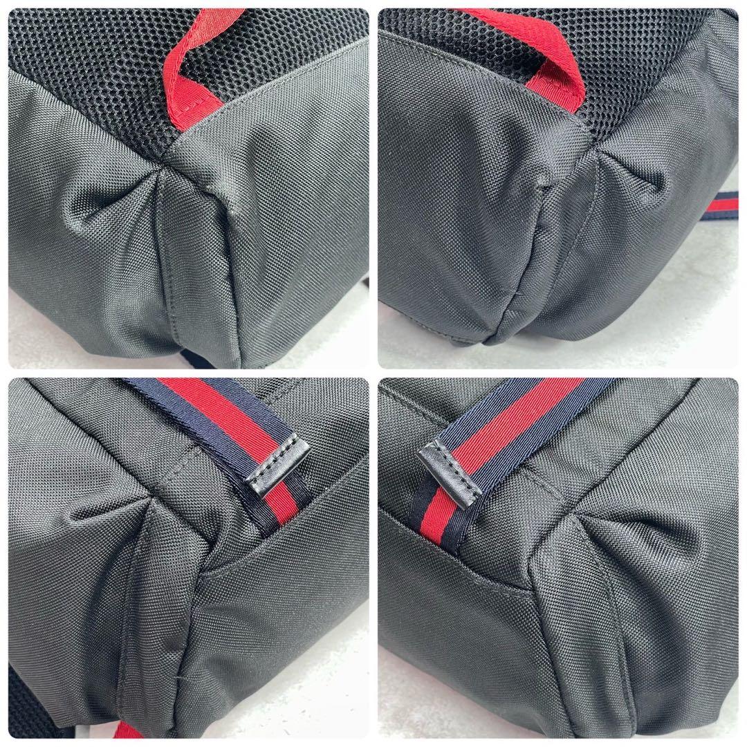 Gucci Sherry Line Backpack Black Leather — view 9