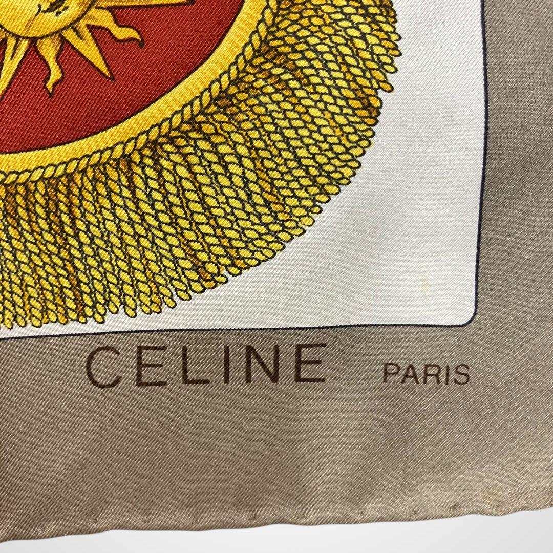 Celine Trumpet Flag Sabre Scarf J_314